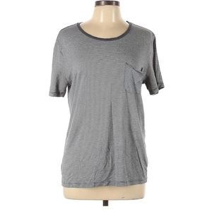 SAKS FIFTH AVENUE GRAY SHORT SLEEVED TEE, SIZE LARGE